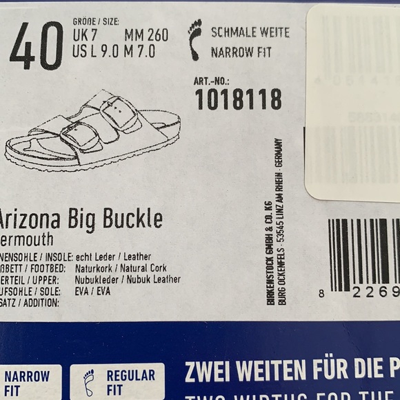 birkenstock arizona big buckle leather Sandal - Picture 6 of 9